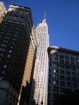 The Empire State building from 33rd St & 6th Av